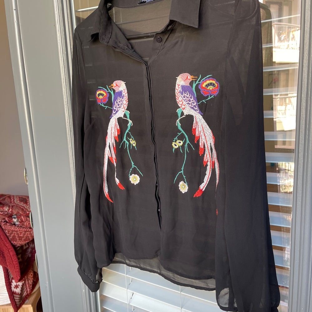 Embellished button up - Picture 3 of 6